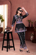 Digital Printed Magic Slub Co-Ord Set for Women