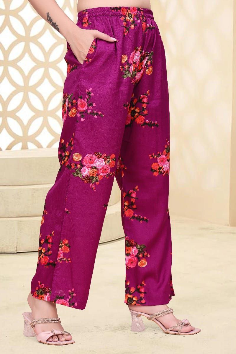 Paisley Printed Delta Fabric Co-Ord Set with V Neck