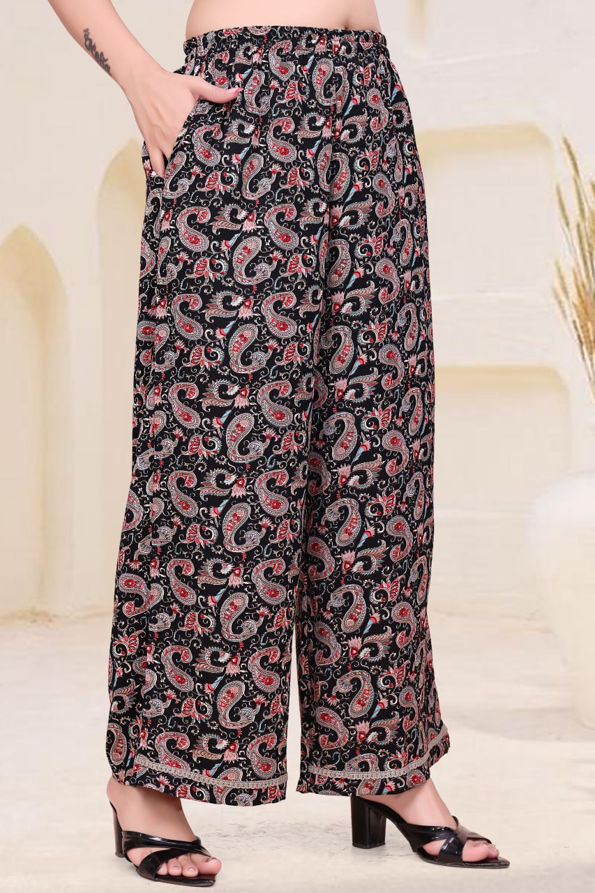 Printed Delta Fabric Co-Ord Set with V Neck