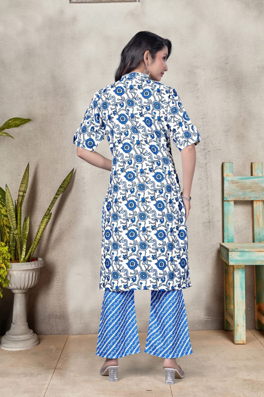 Women's Digital Print Rayon Co-Ord Set