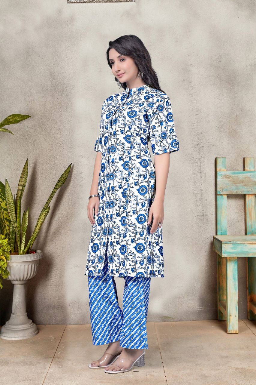 Women's Digital Print Rayon Co-Ord Set