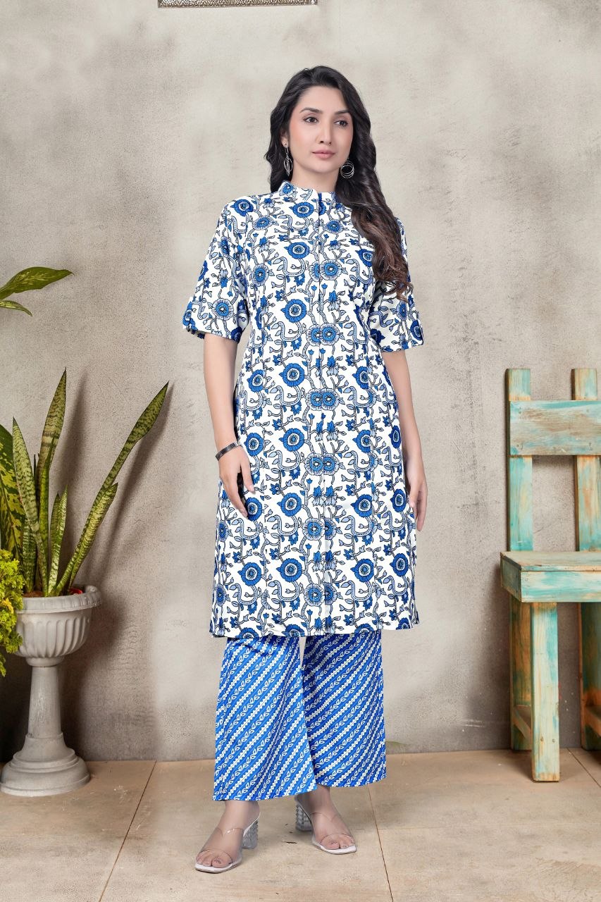 Women's Digital Print Rayon Co-Ord Set