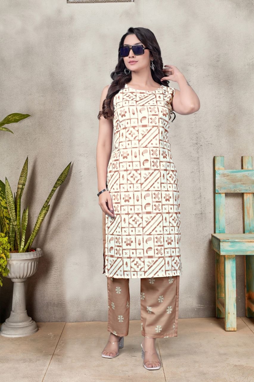 Women's Digital Print Rayon Co-Ord Set