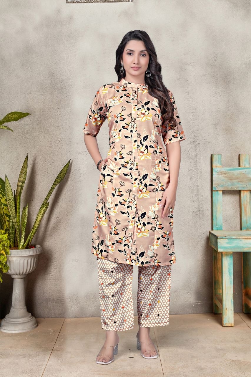 Women's Digital Print Rayon Co-Ord Set