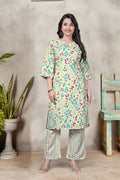 Women's Digital Print Rayon Co-Ord Set