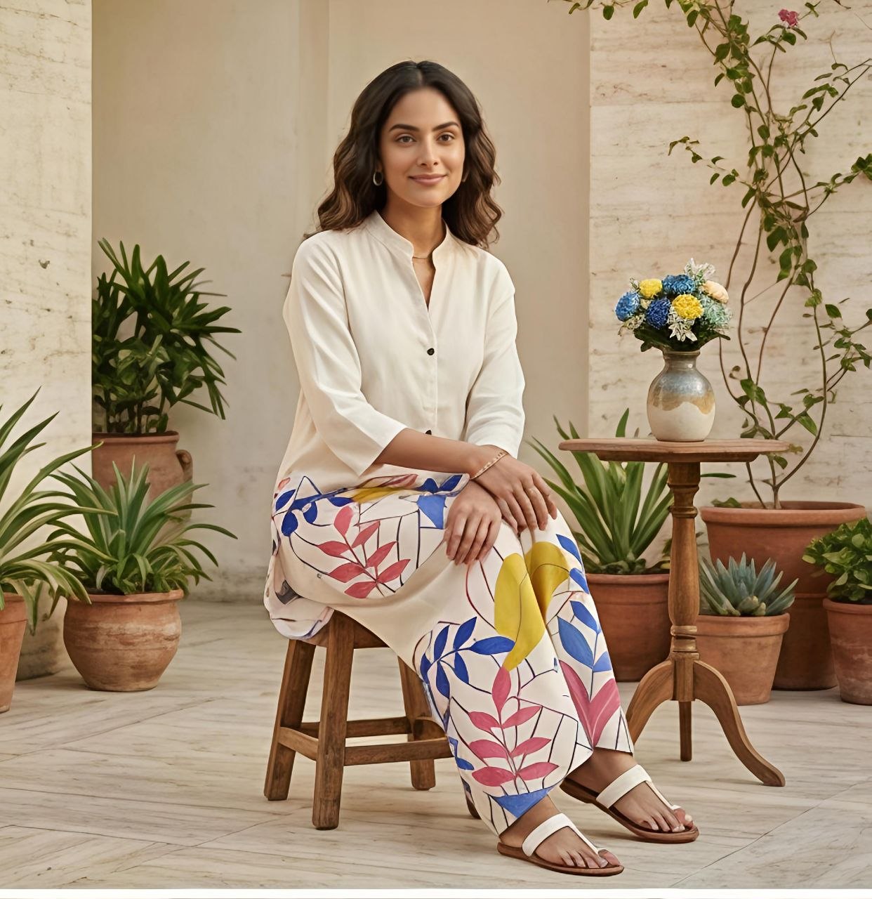 Women's Cotton Flex Summer Co-Ord Set
