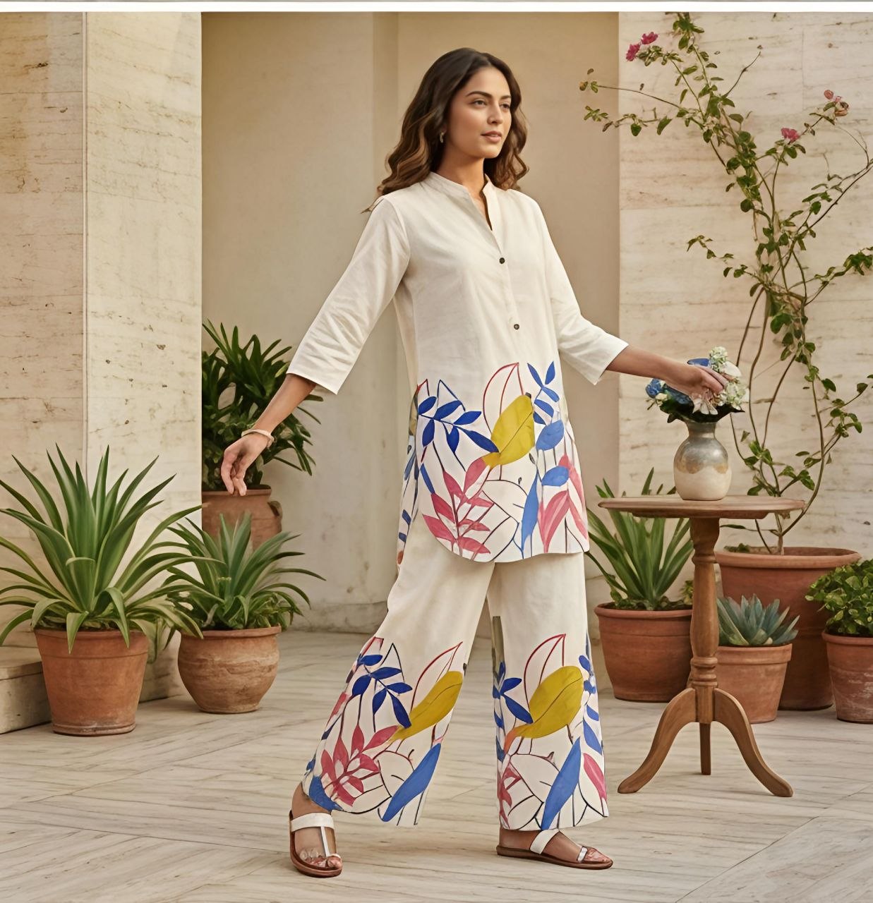Women's Cotton Flex Summer Co-Ord Set
