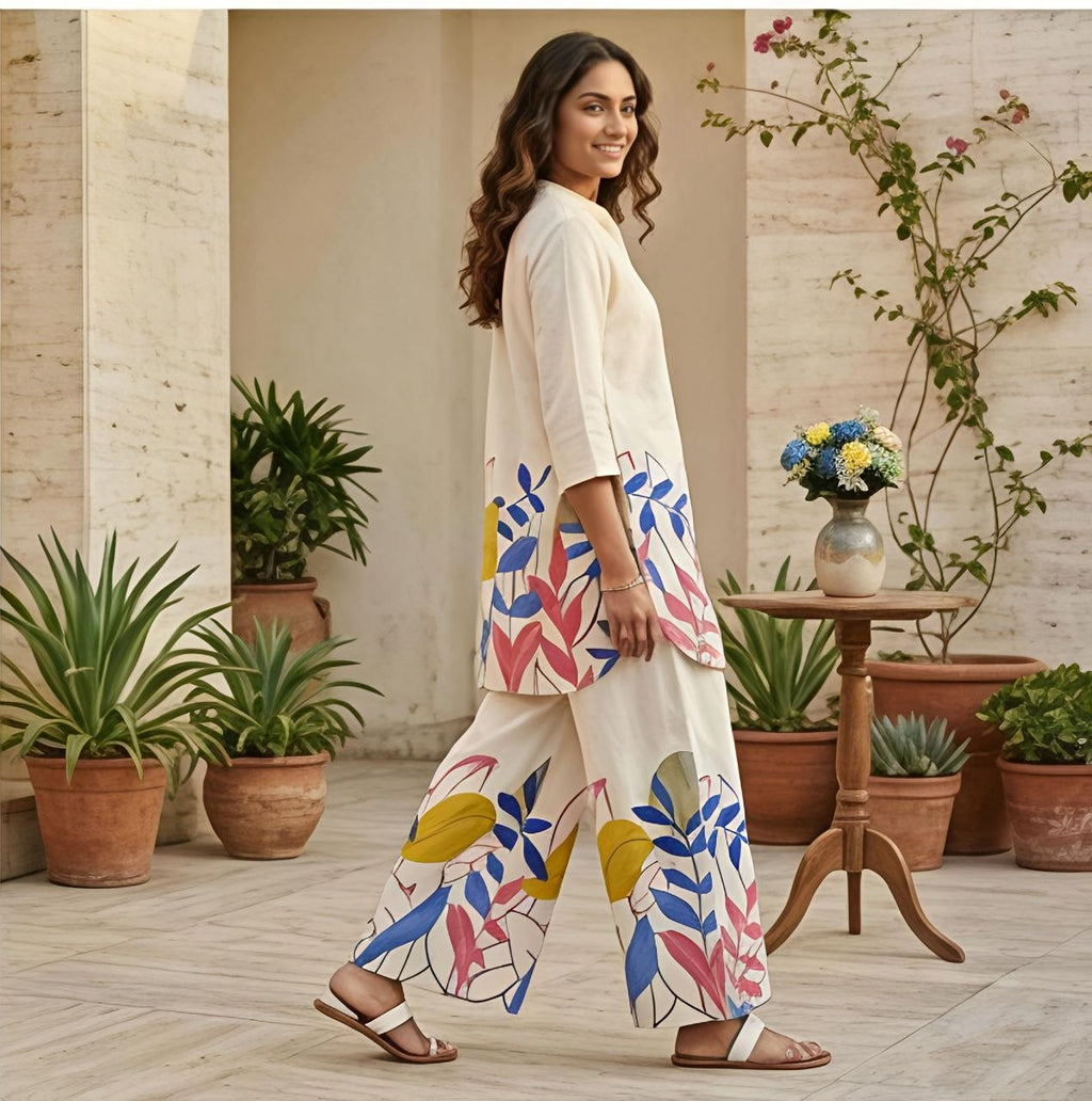 Women's Cotton Flex Summer Co-Ord Set
