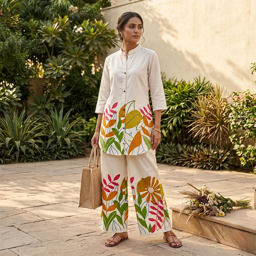 Women's Cotton Flex Summer Co-Ord Set