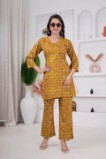 Women's Bandhani Print Rayon Viscose Co-Ord Set
