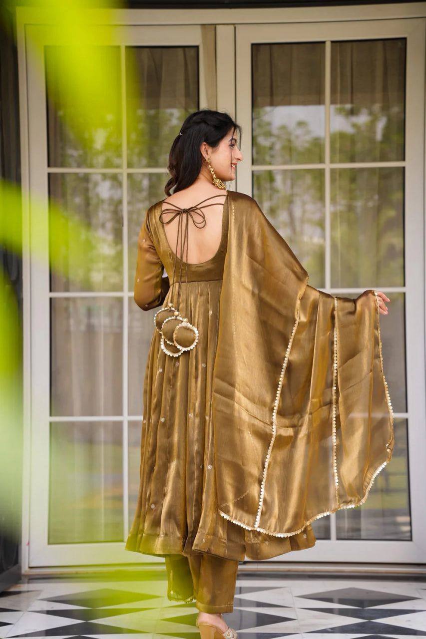 Women's Jimi Choo Straight Kurta Set with Pant and Dupatta