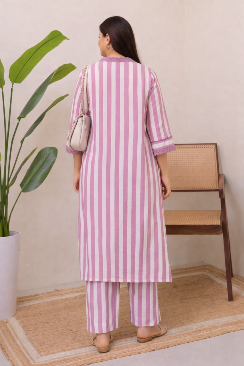Women's Printed Rayon Straight Kurta with Plazzo Set