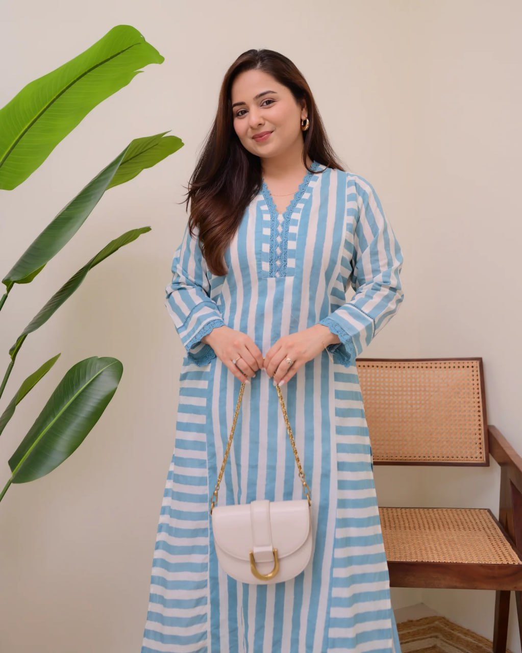 Women's Printed Rayon Straight Kurta with Plazzo Set