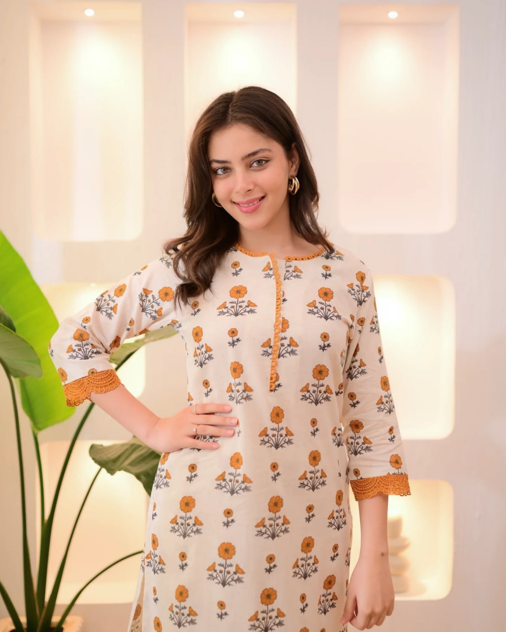 Printed Rayon 16kg Straight Kurta with Pant Set